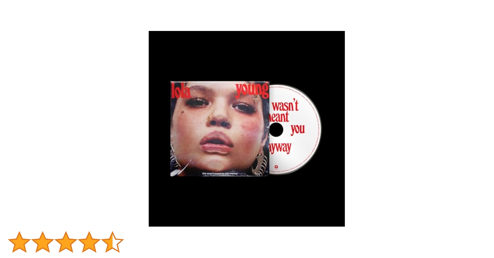 【新品未開封】 This Wasn't Meant For You Anyway Lola Young - This Wasn't Meant For You Anyway[Transparent